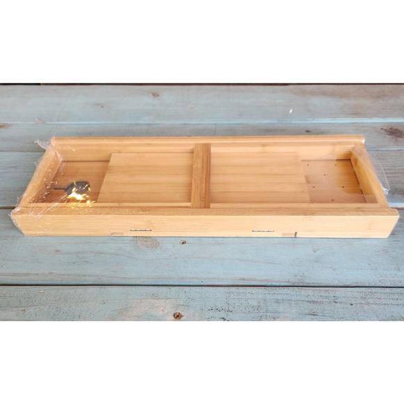 Utoplike Bath Utoplike Bamboo Bathtub Caddy Tray Bath Tray Tub